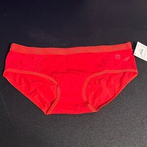 NWT Aerie REAL SOFT Stretch Bright Red Boy Brief Panty